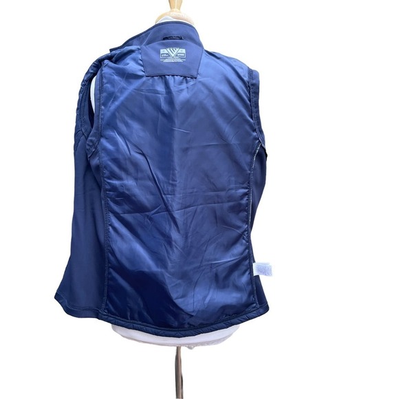 LevelWear Transition Navy Quilted Performance Zip Vest -Women's Size Medium - Picture 12 of 13